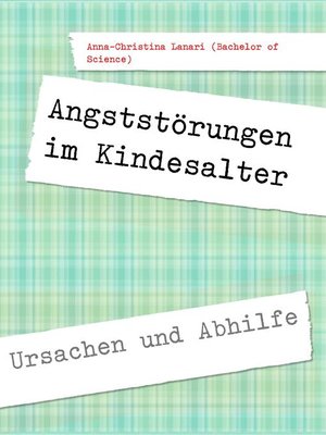 cover image of Angststörungen im Kindesalter